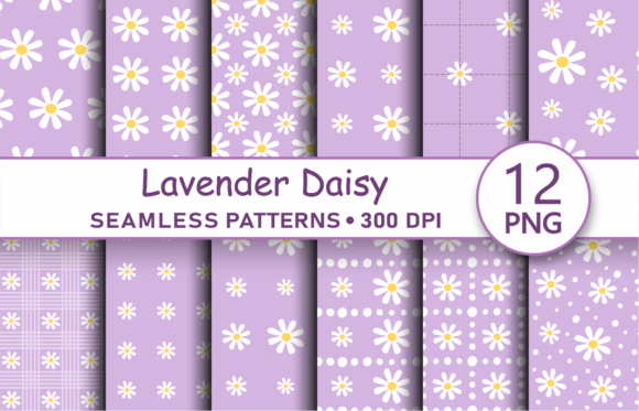 Lavender Daisy Seamless Pattern Png: A Strategic Design Tool for Creative Projects