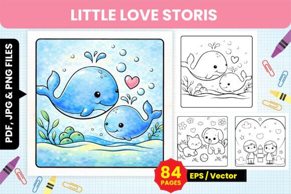 Little Love Stories Kids Coloring Pages – A Unique Resource for Creative Learning