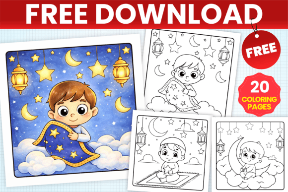 Ramadan Free Coloring Book Pages for Boy: A Fun and Educational Resource for Young Learners