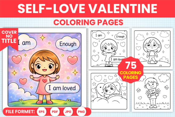 Self-Love Valentine Coloring Pages: A Unique Approach to Mindful Creativity
