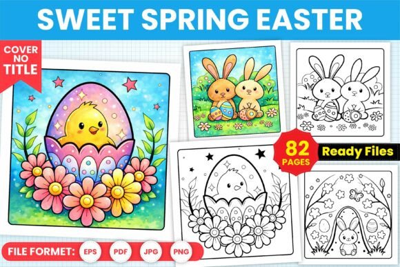 Sweet Spring Easter Coloring Pages – A Creative Resource for All Ages